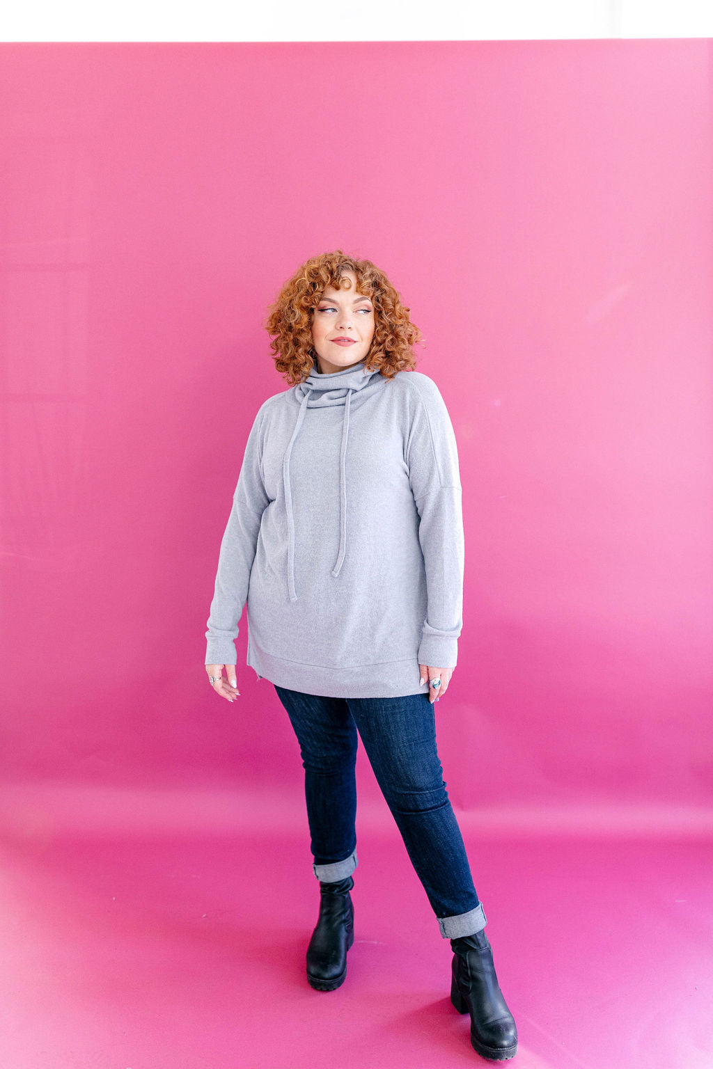 Frankie Funnel Neck Sweater