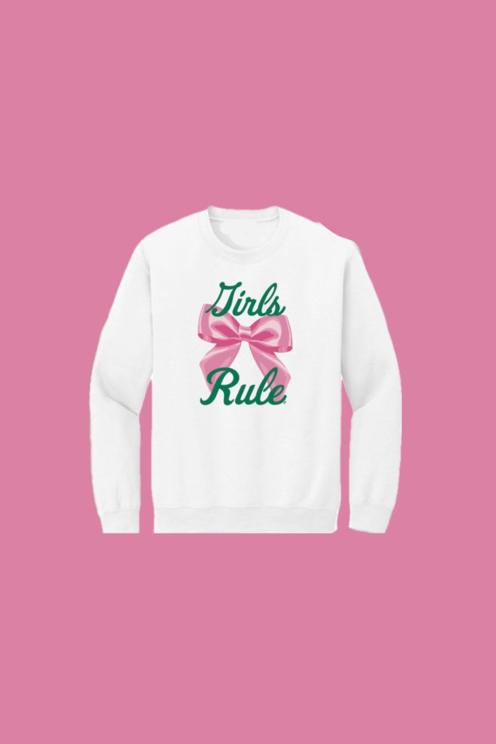 TABY ORIGINAL: Girls Rule Pullover Crew Neck in Sizes XS-5X!***