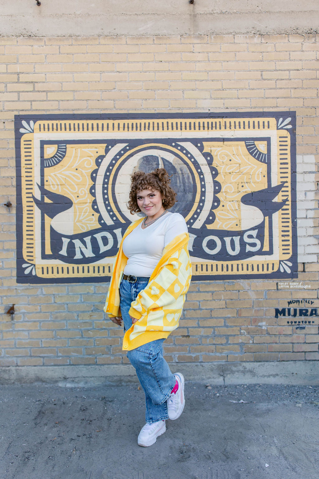 TABY ORIGINAL: Radical Self Love Cardigan In YELLOW*** Sizes XS-5X!***