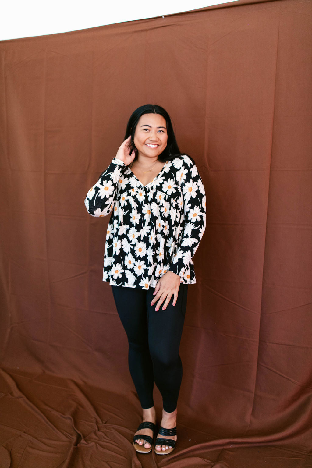 Make No Mistake Floral Top Taby's Pick***
