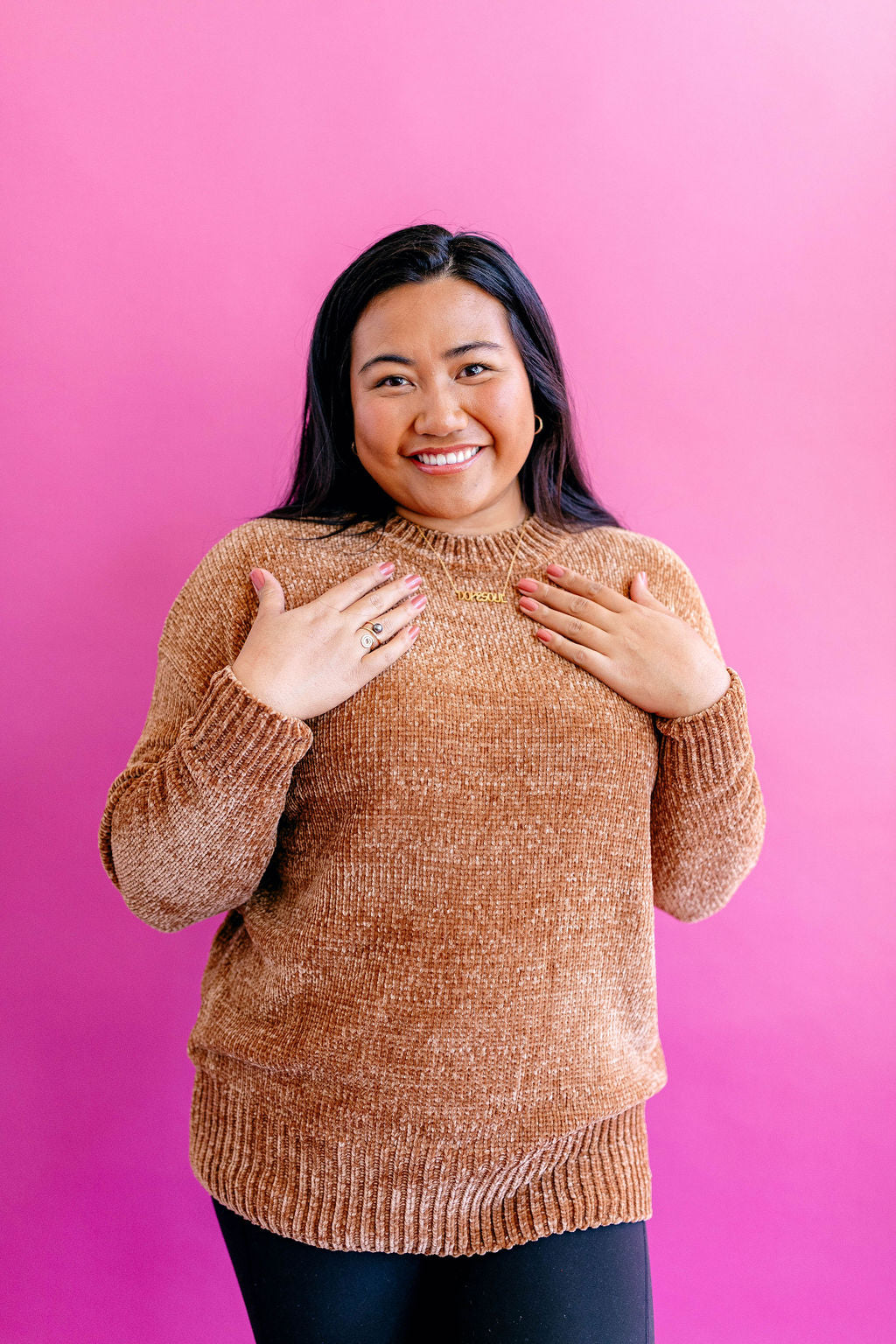 Roxanne Sweater in CAMEL***