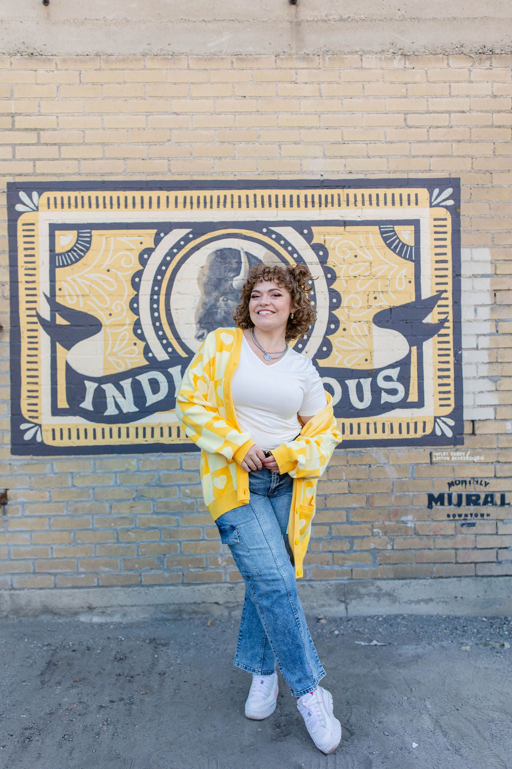 TABY ORIGINAL: Radical Self Love Cardigan In YELLOW*** Sizes XS-5X!***