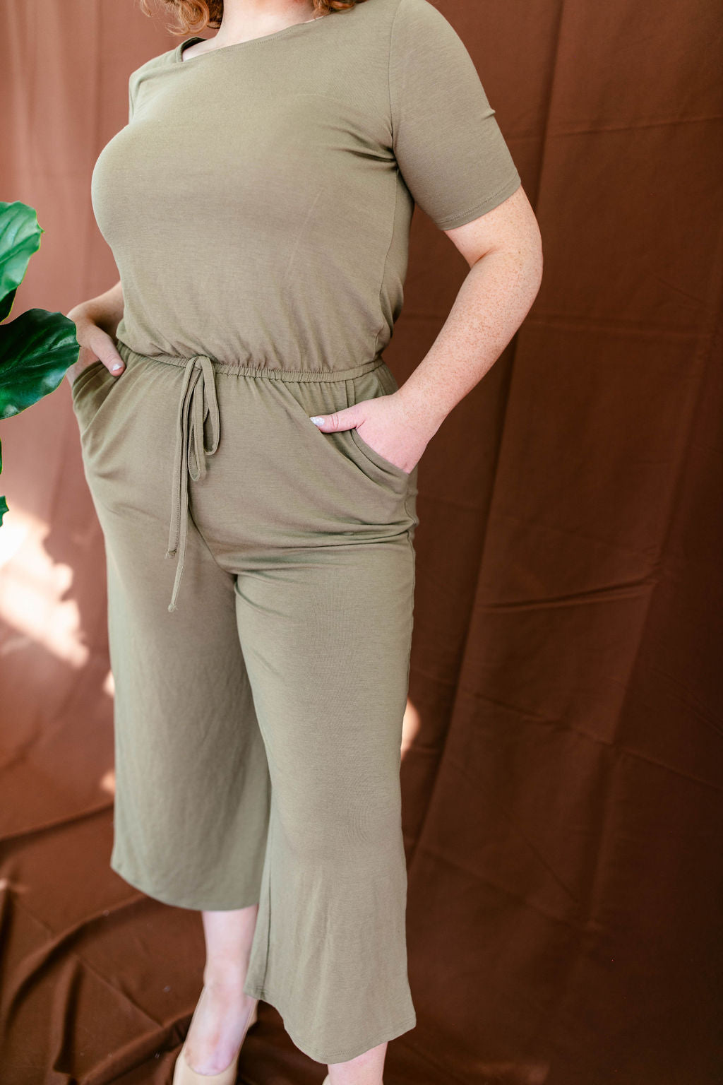 Torey Jumpsuit In KHAKI***