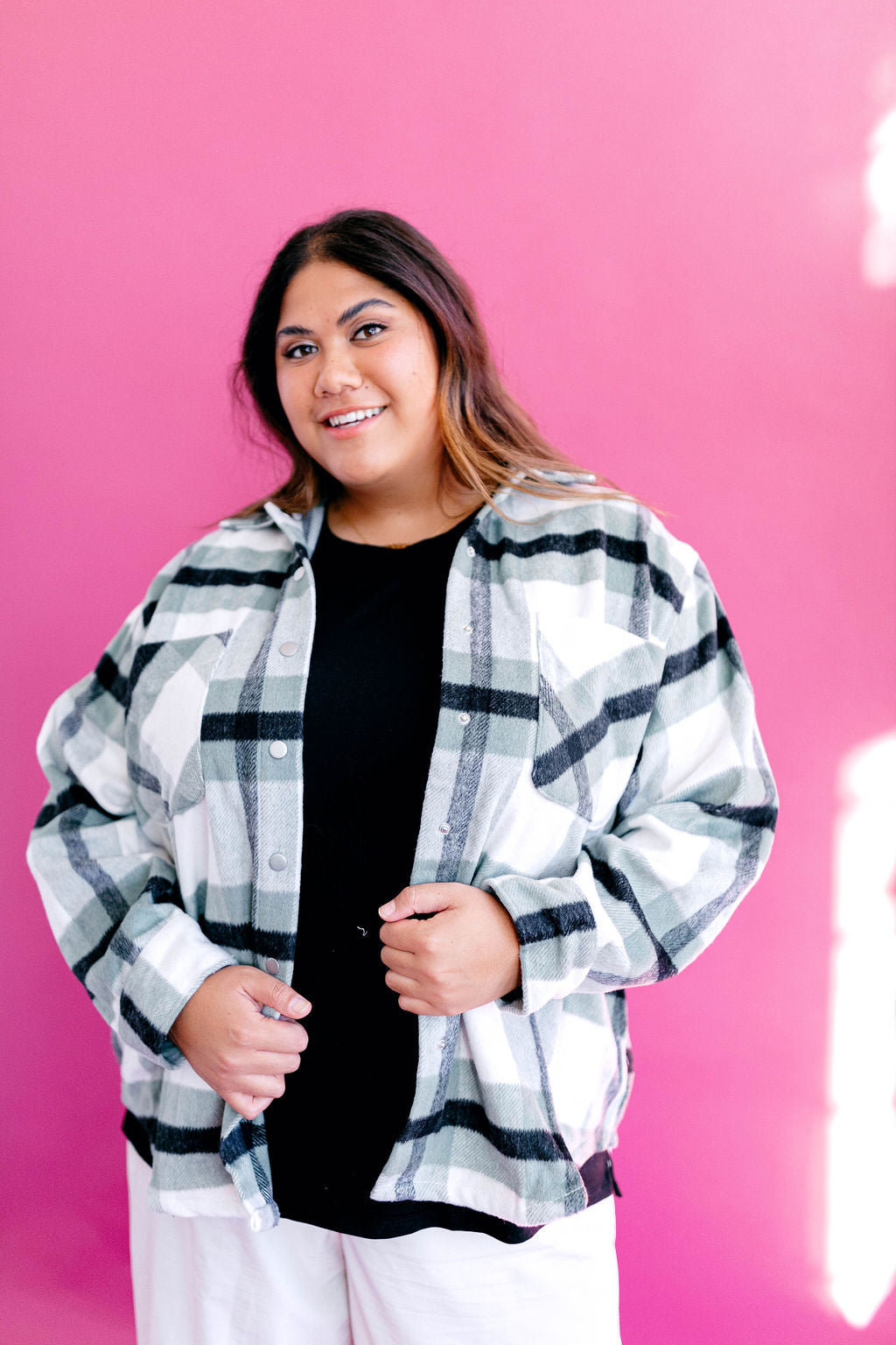 Big On The Internet Jacket In SAGE***