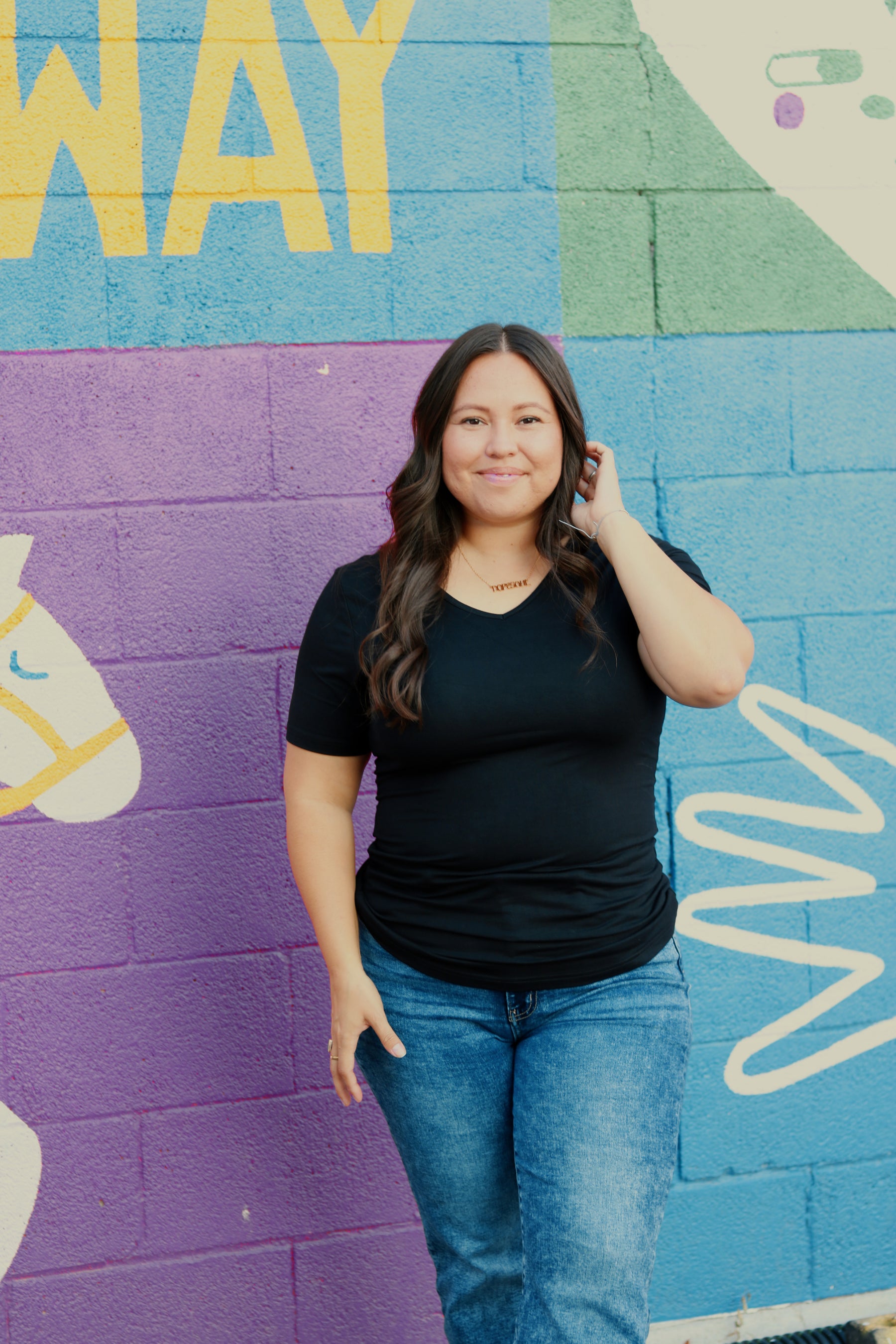 TABY ORIGINAL: Versa Tee In BLACK* IN SIZES XS-5X** BUNDLE AND SAVE***