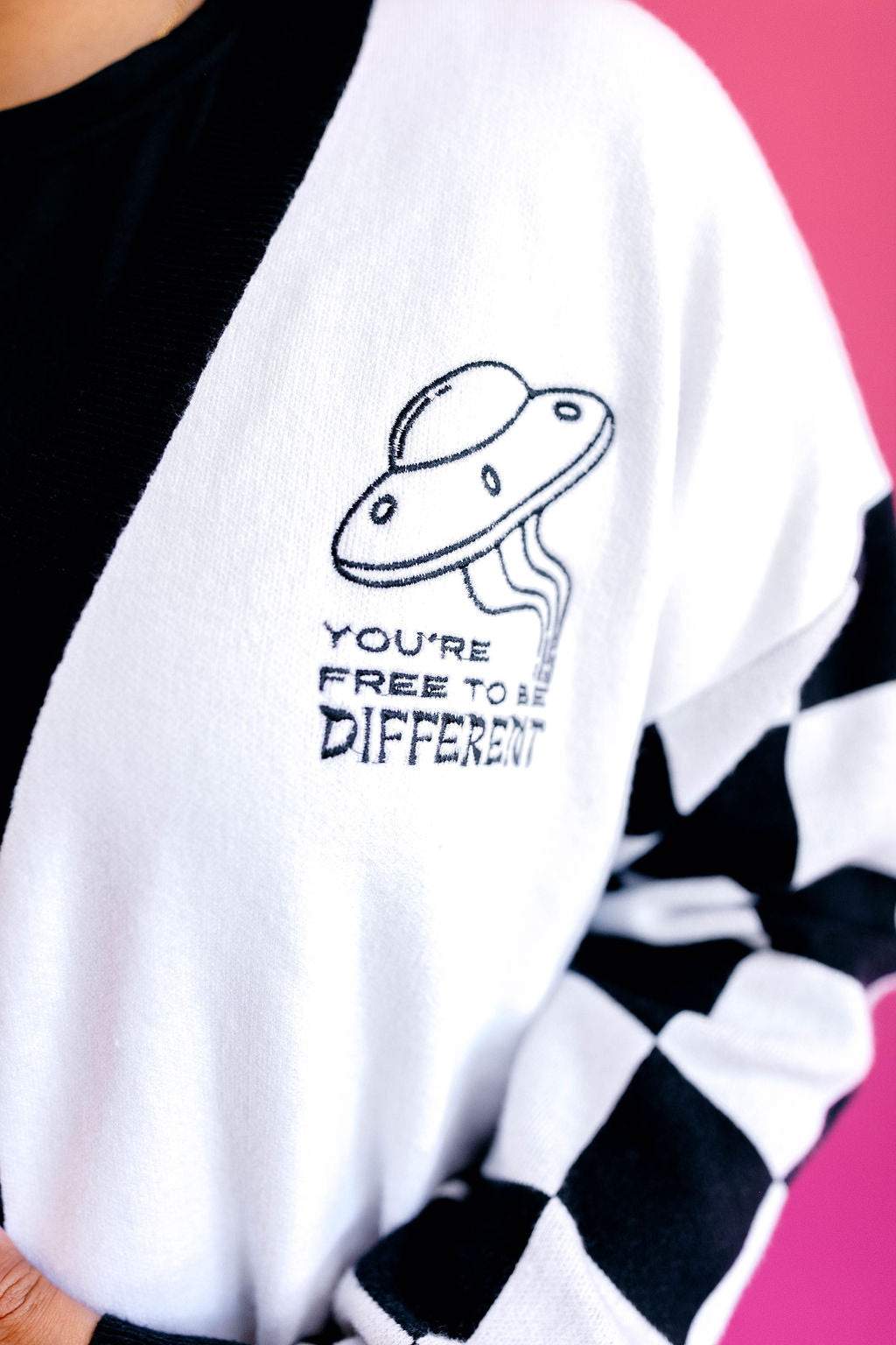 TABY ORIGINAL: Free To Be Different Cardigan (XS-5X)***
