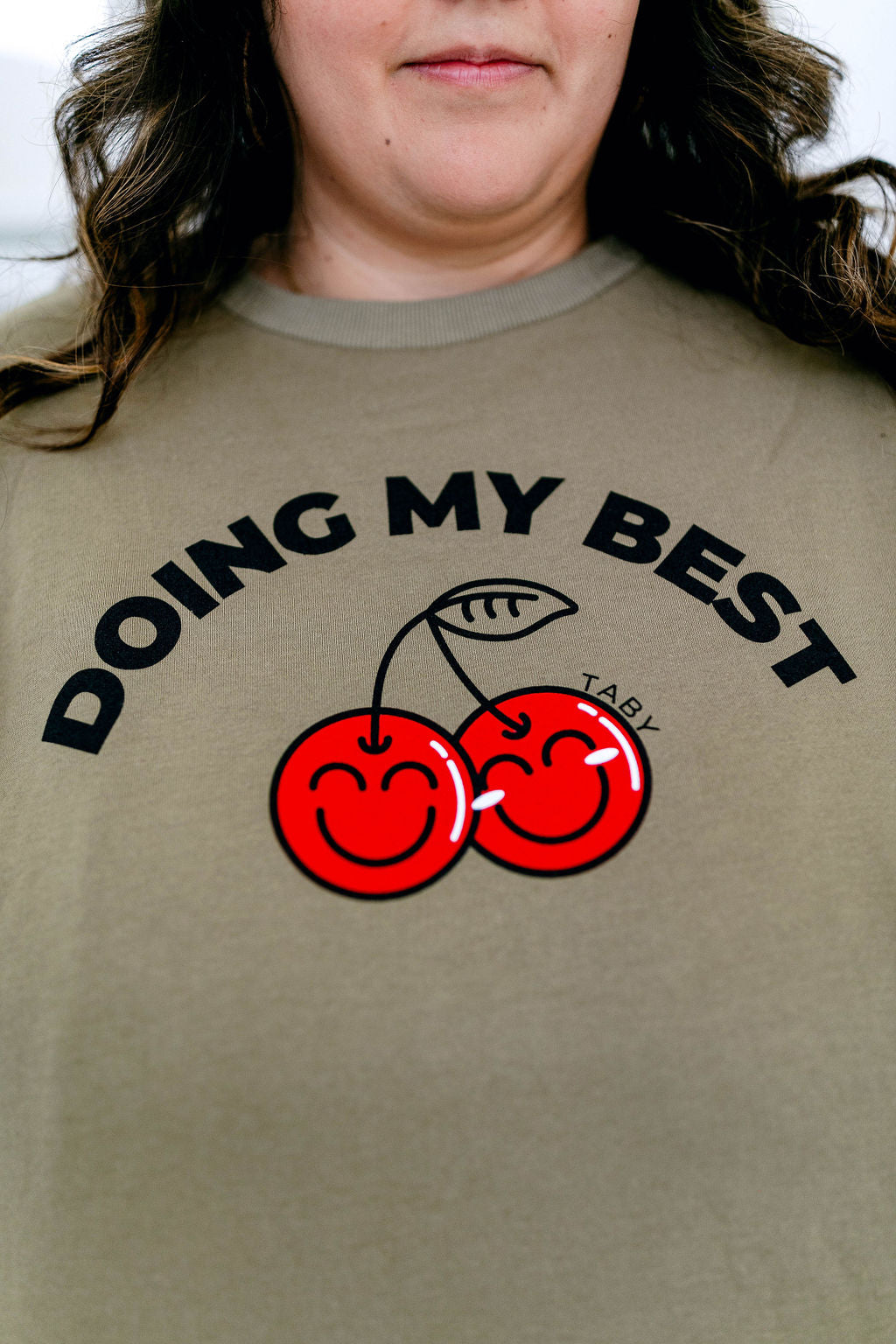 TABY ORIGINAL DESIGN: Doing My Best Long Line Crewneck***