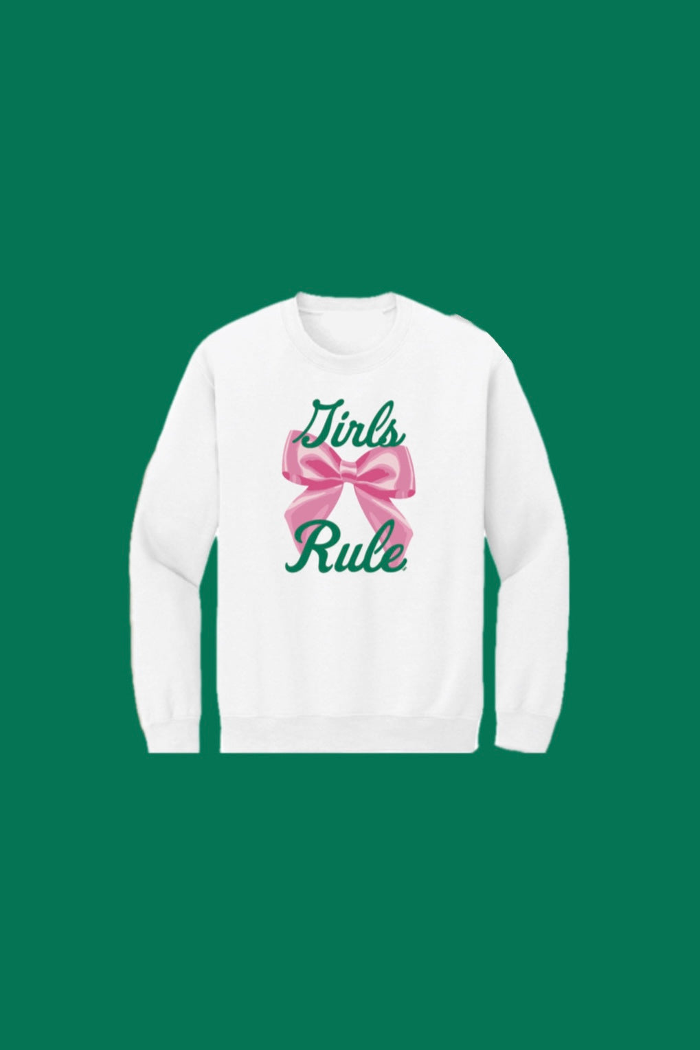 TABY ORIGINAL: Girls Rule Pullover Crew Neck in Sizes XS-5X!***