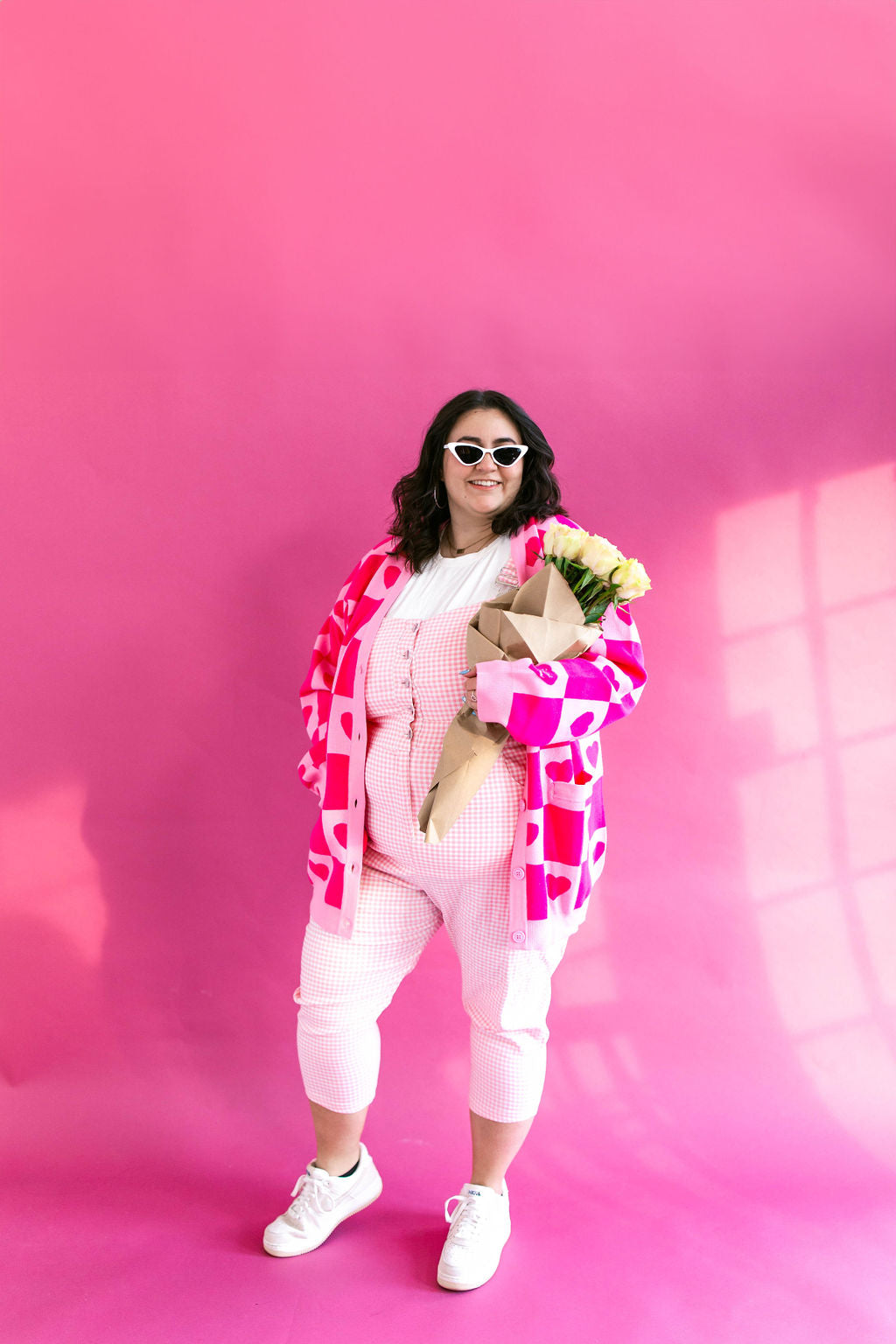 TABY ORIGINAL: Radical Self Love Cardigan In PINK*** Sizes XS-5X!***