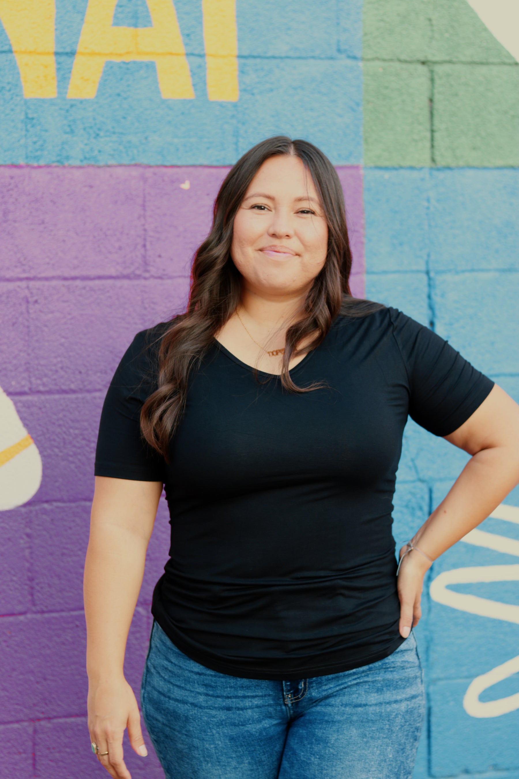 TABY ORIGINAL: Versa Tee In BLACK* IN SIZES XS-5X** BUNDLE AND SAVE***