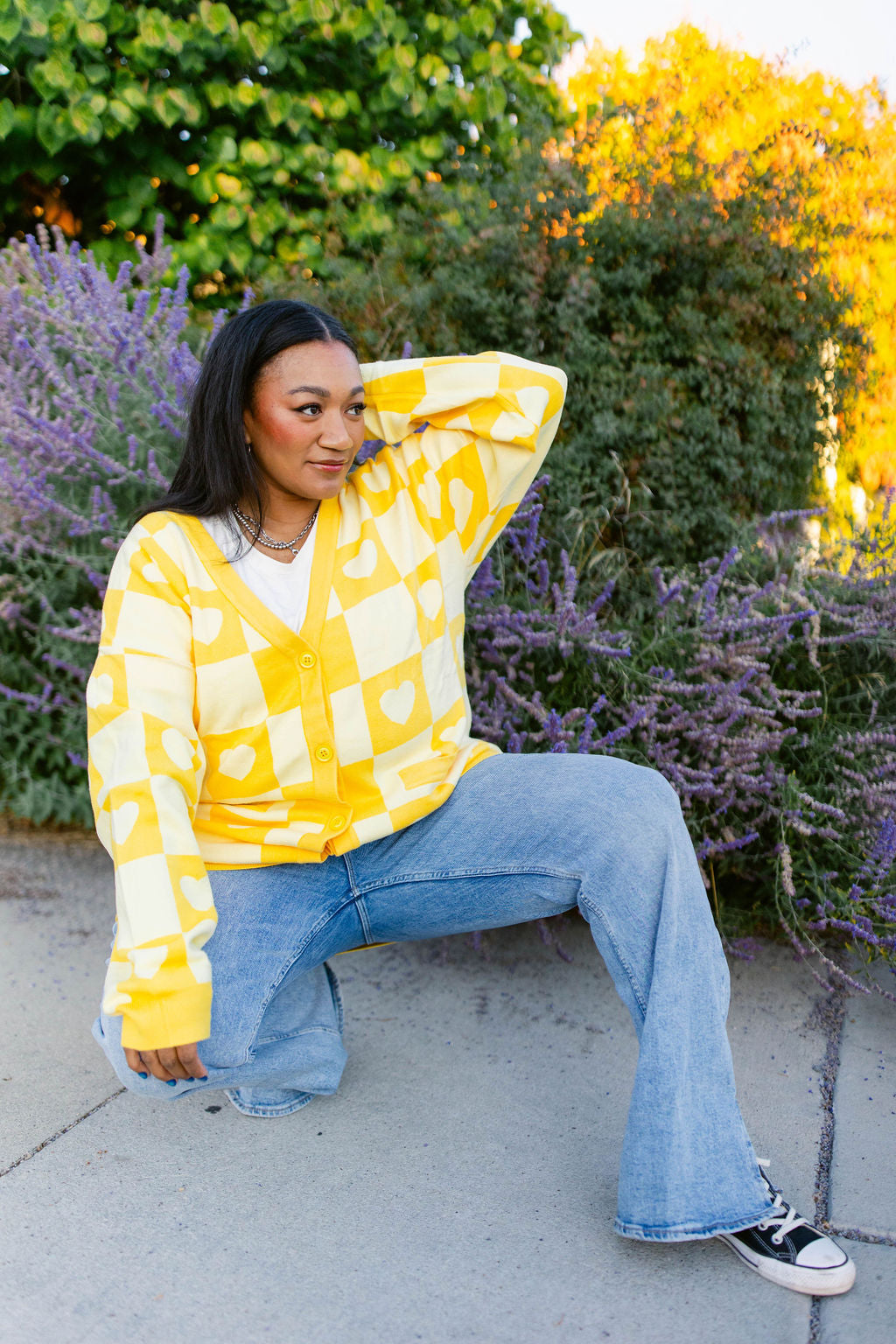 TABY ORIGINAL: Radical Self Love Cardigan In YELLOW*** Sizes XS-5X!***