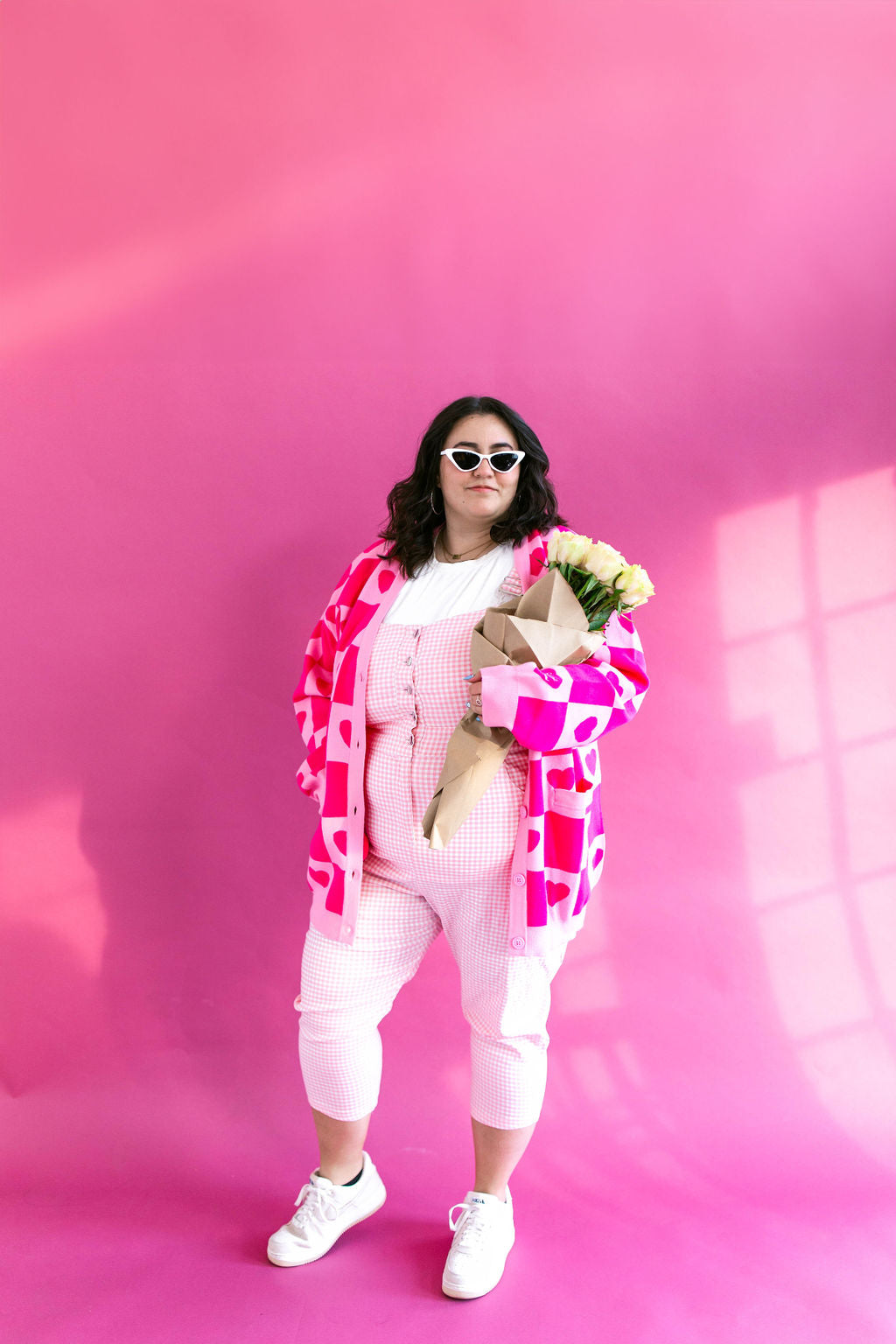 TABY ORIGINAL: Radical Self Love Cardigan In PINK*** Sizes XS-5X!***