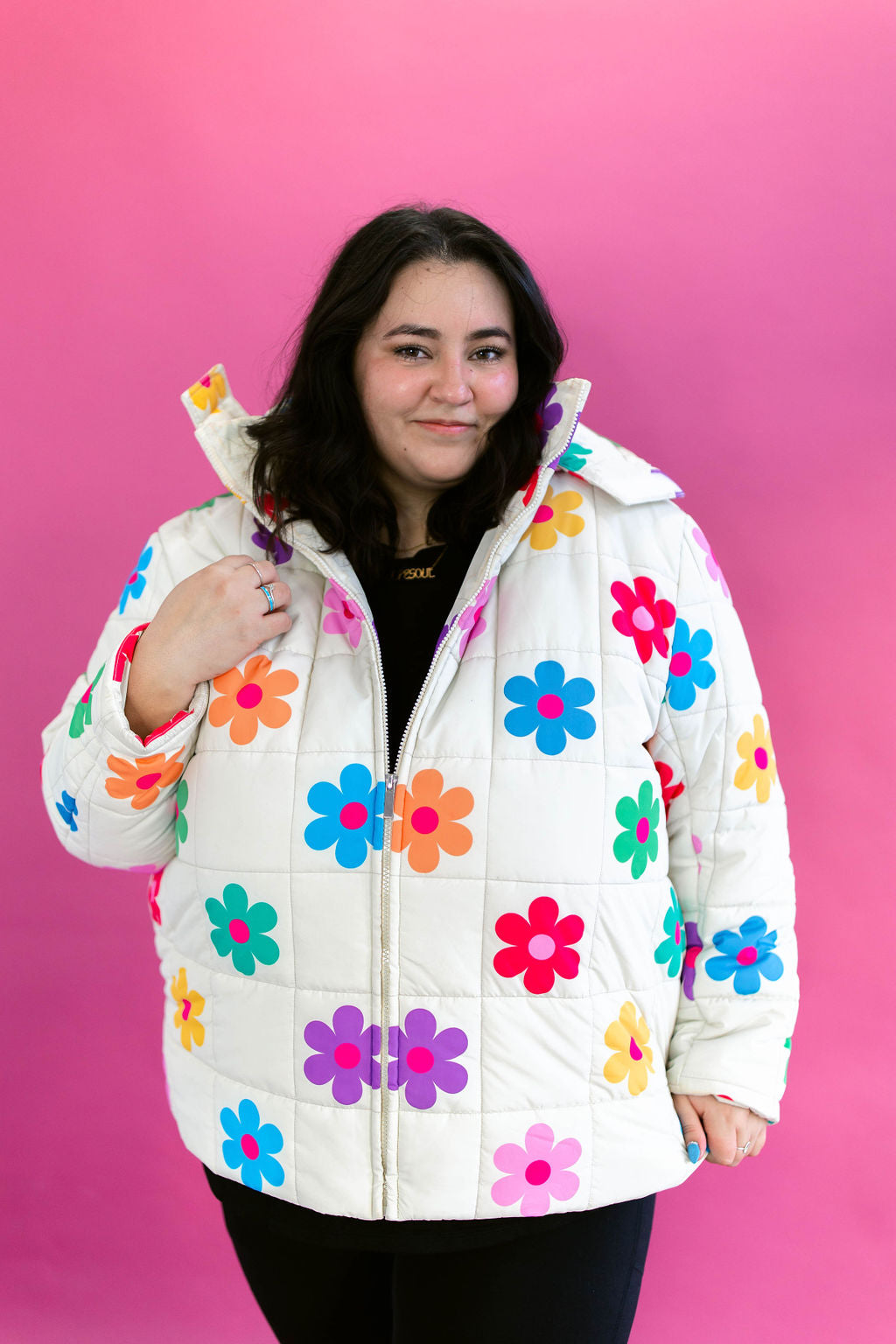 TABY ORIGINAL: I Feel Bonita Puffer Coat In Sizes XS-5X!** RESTOCKED***