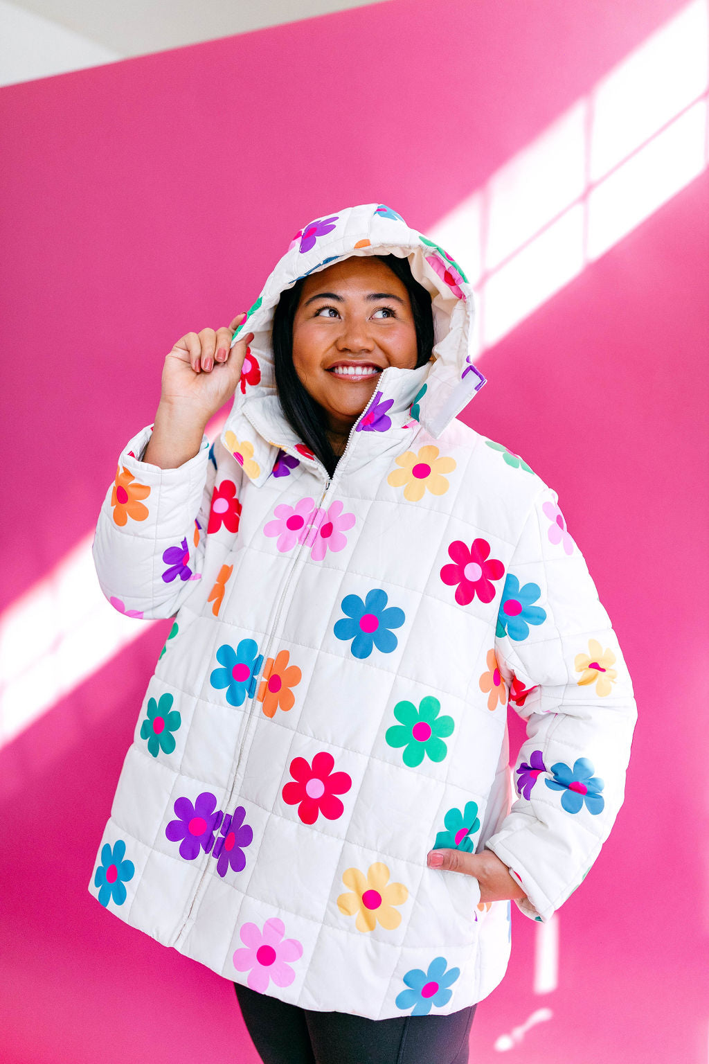 TABY ORIGINAL: I Feel Bonita Puffer Coat In Sizes XS-5X!** RESTOCKED***