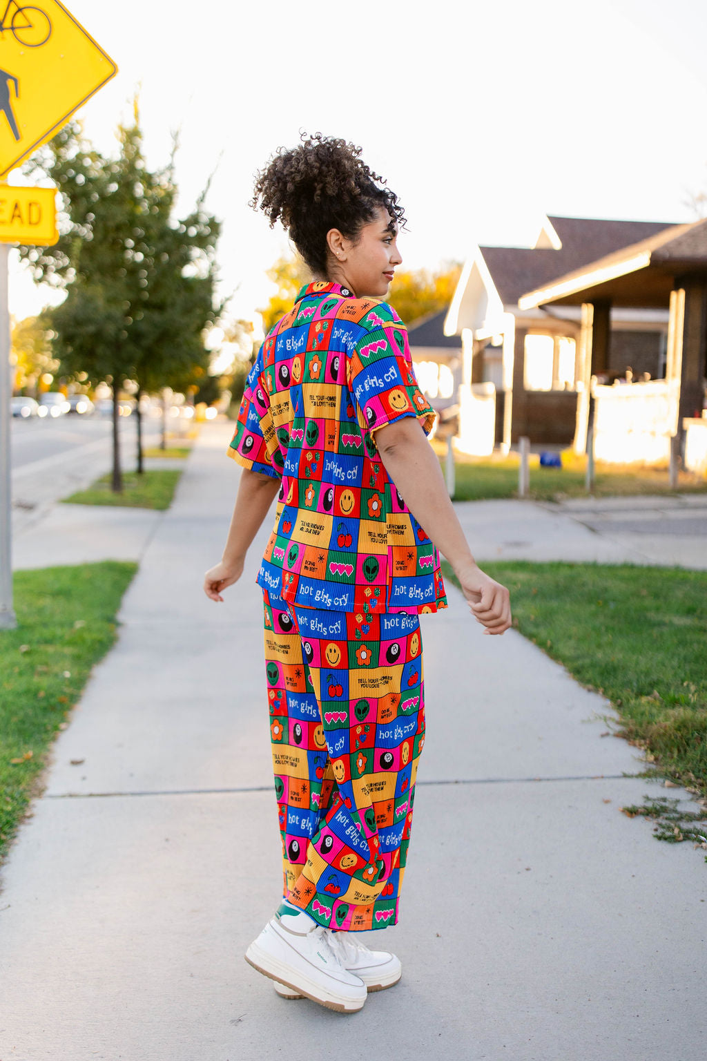 TABY ORIGINAL: Working On Myself Plisse Pant Set RESTOCKED IN SIZES XS-5X!***