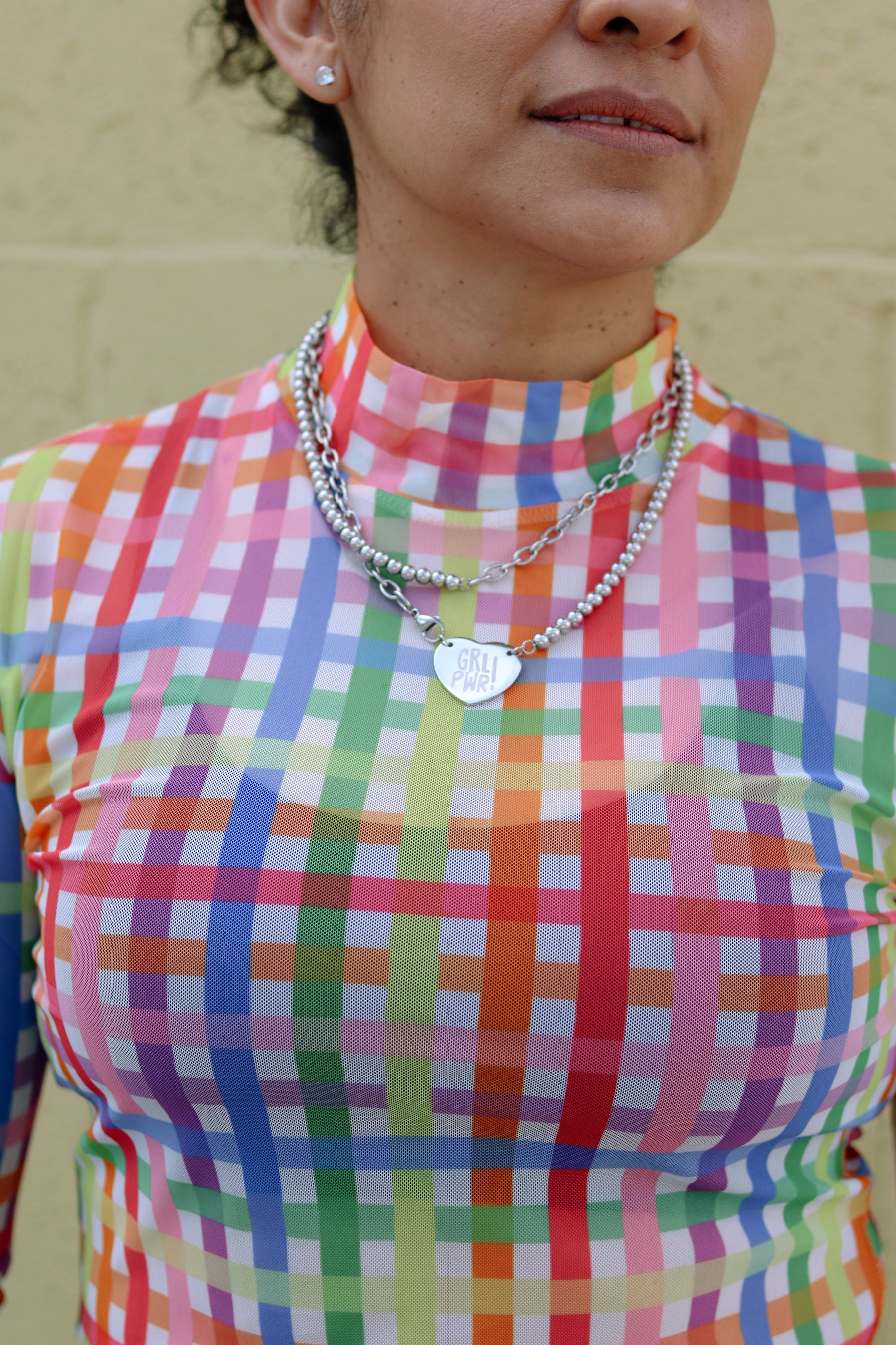 TABY ORIGINAL: Get Noticed Peekaboo Mesh top IN SIZES XS-5X***