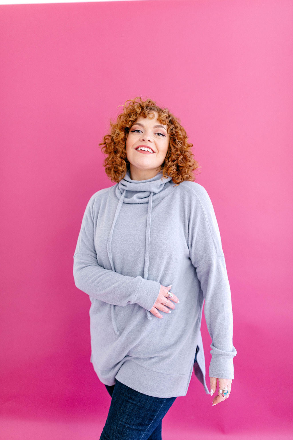 Frankie Funnel Neck Sweater