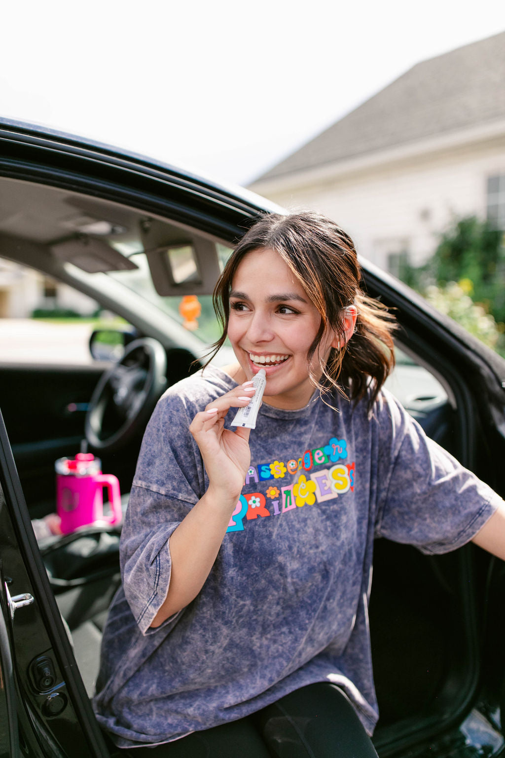 TABY ORIGINAL: Passenger Princess Boxy Tee In INDIGO***