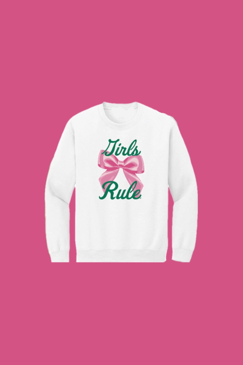 TABY ORIGINAL: Girls Rule Pullover Crew Neck in Sizes XS-5X!***
