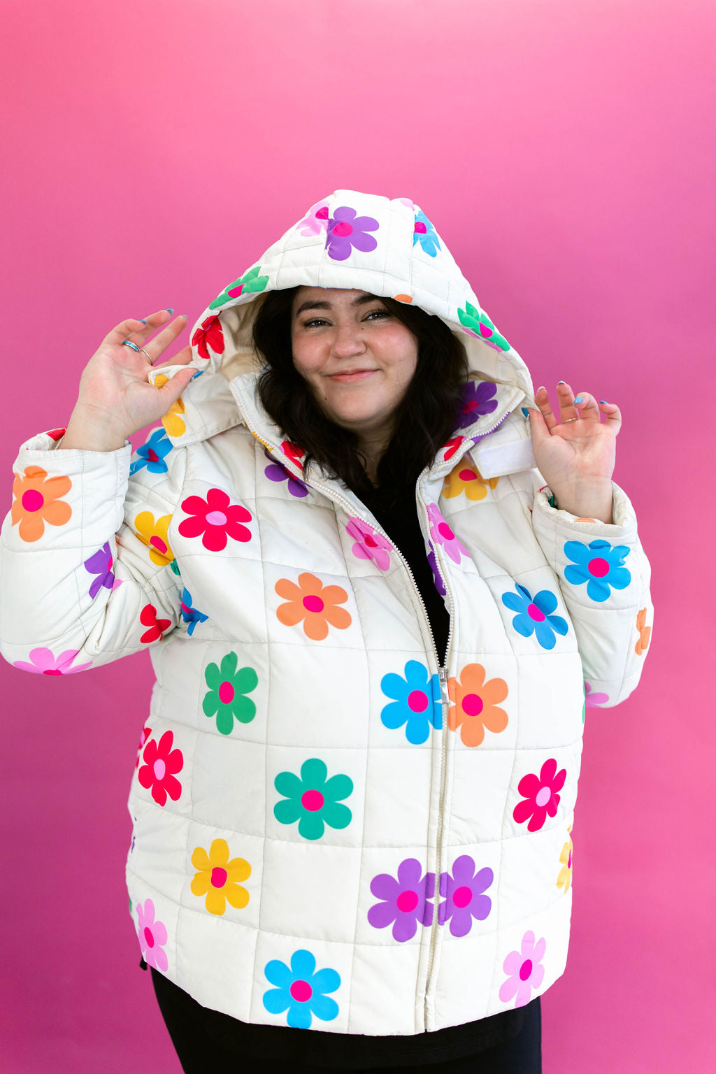 TABY ORIGINAL: I Feel Bonita Puffer Coat In Sizes XS-5X!** RESTOCKED***