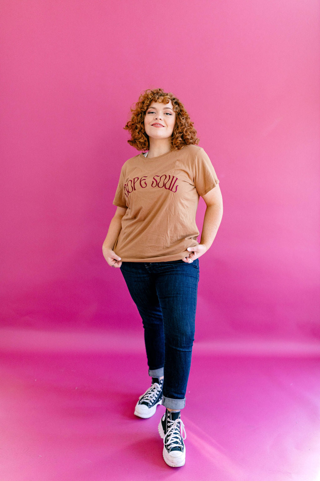 TABY ORIGINAL DESIGN: Dope Soul Tee EMBROIDERED***