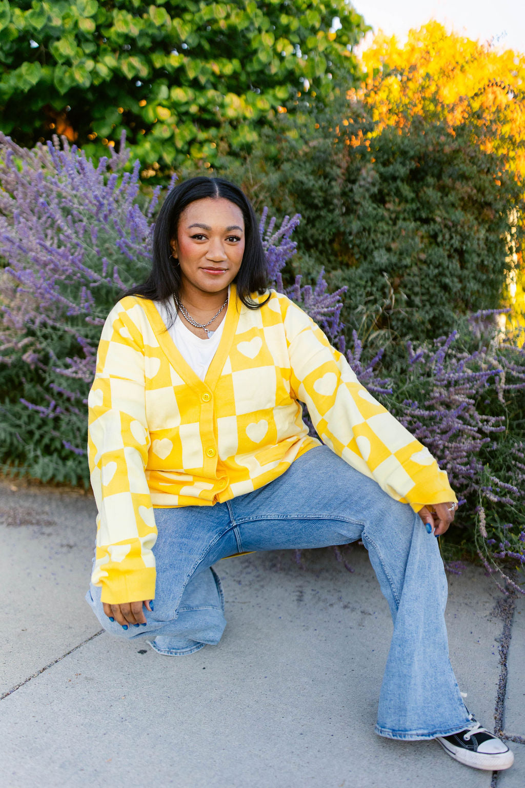 TABY ORIGINAL: Radical Self Love Cardigan In YELLOW*** Sizes XS-5X!***