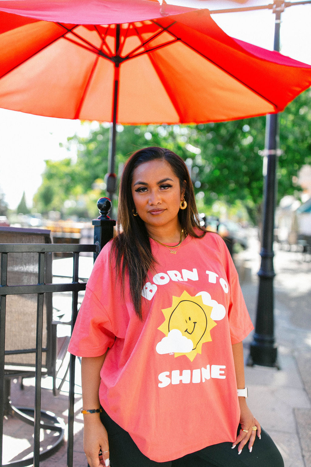 TABY ORIGINAL: Born To Shine Boxy Top PUFF***