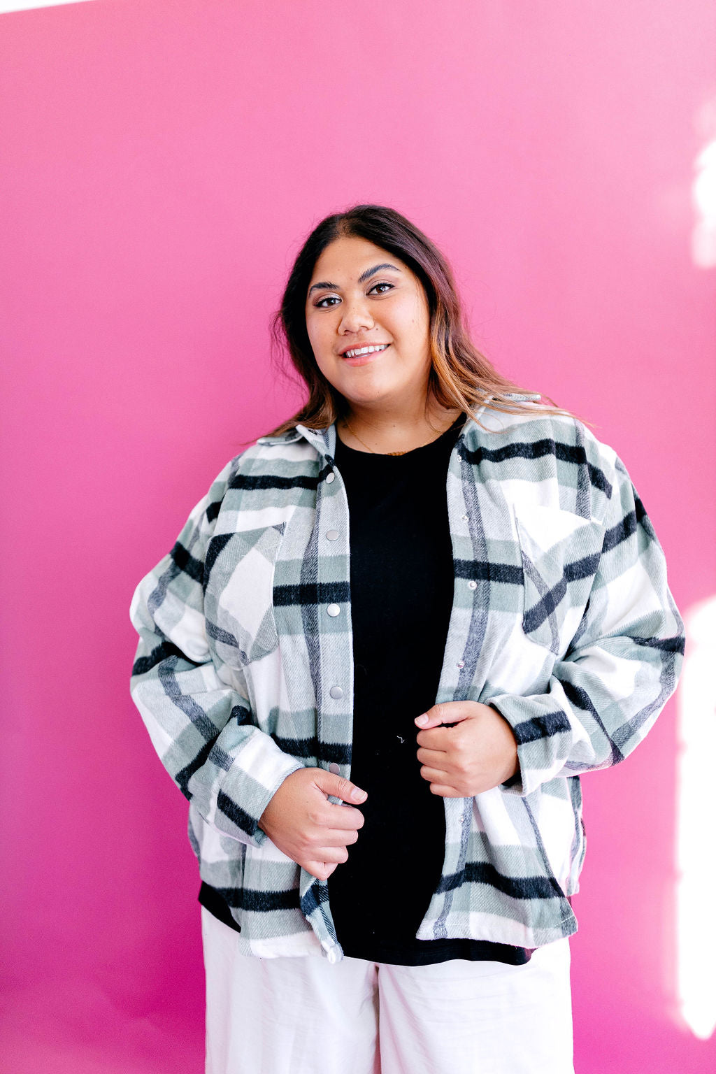 Big On The Internet Jacket In SAGE***