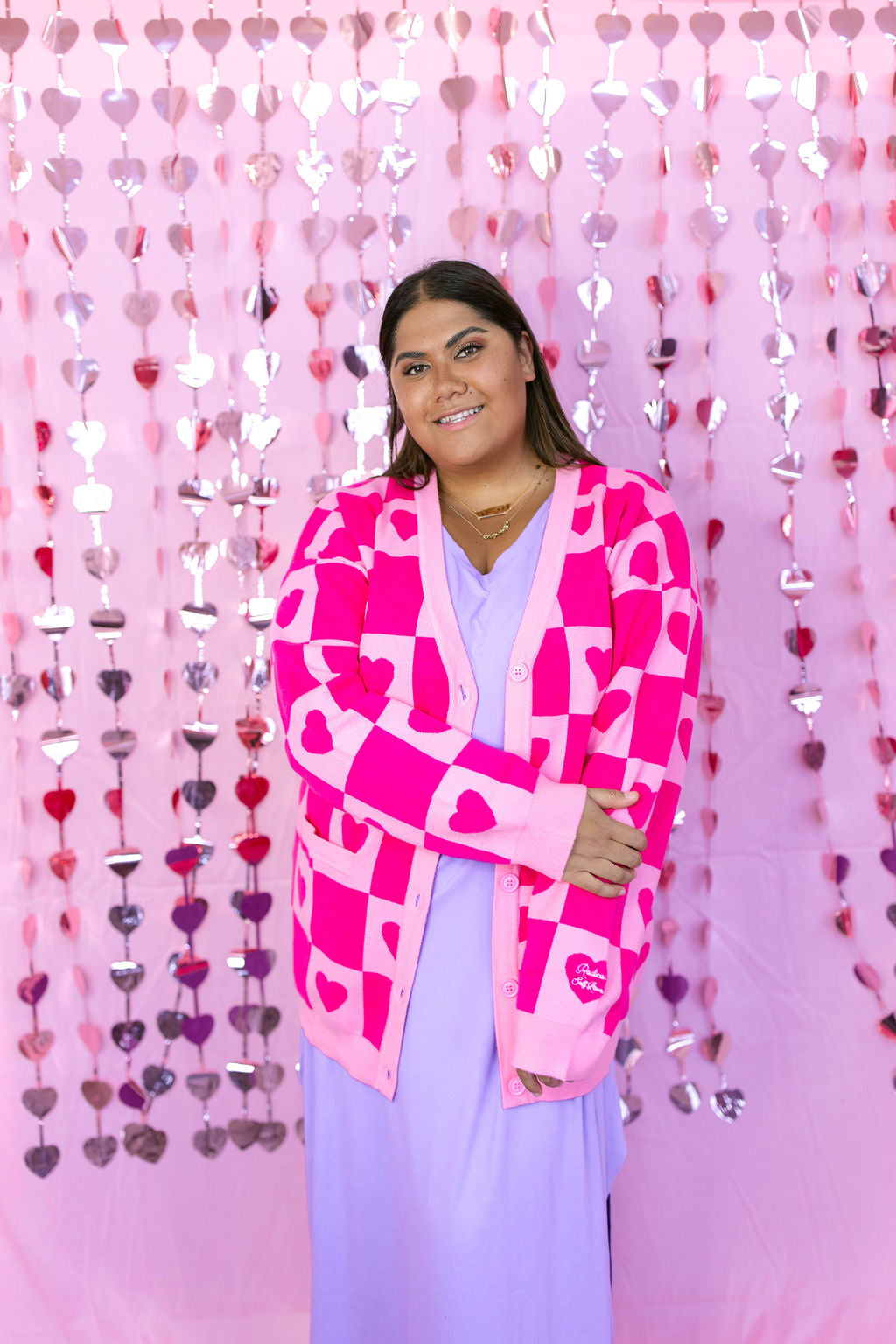 TABY ORIGINAL: Radical Self Love Cardigan In PINK*** Sizes XS-5X!***