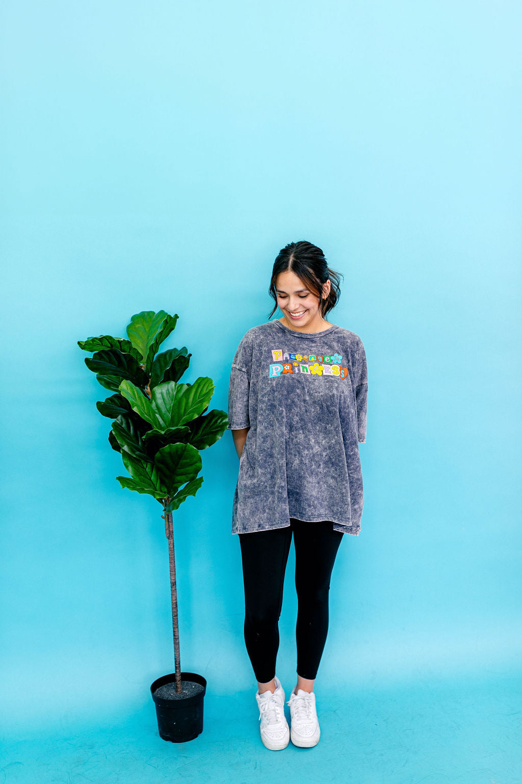 TABY ORIGINAL: Passenger Princess Boxy Tee In INDIGO***