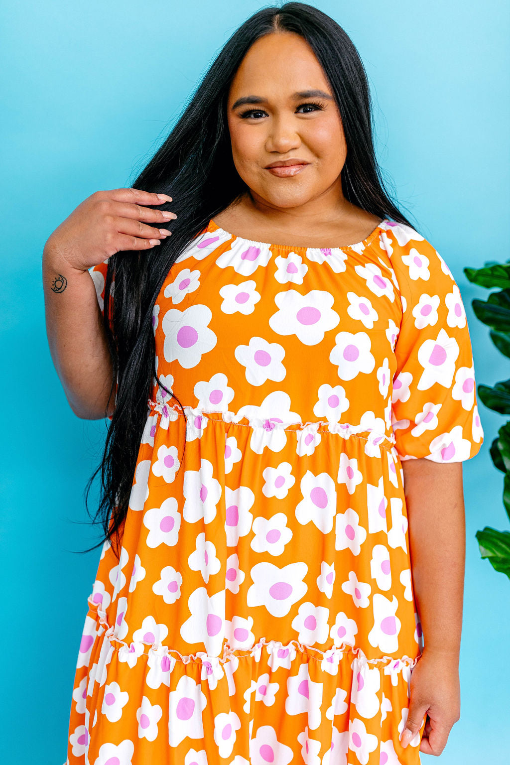 TABY ORIGINAL: Always In Bloom Dress (XS-5X)***