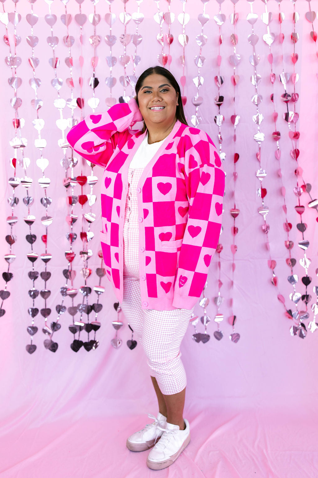 TABY ORIGINAL: Radical Self Love Cardigan In PINK*** Sizes XS-5X!***