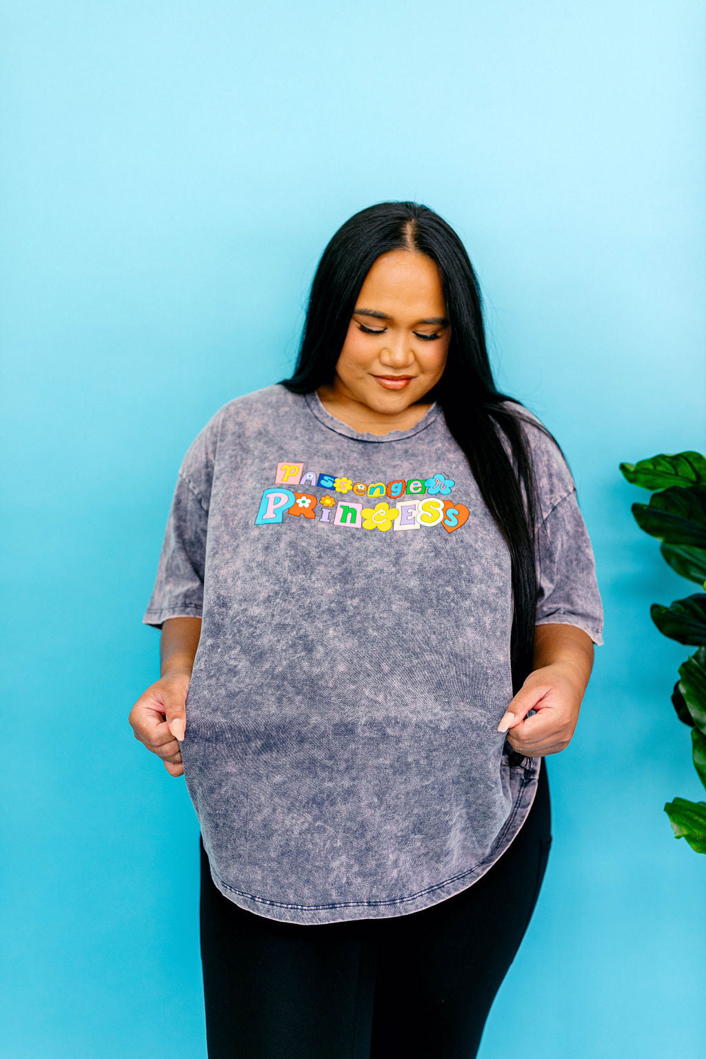 TABY ORIGINAL: Passenger Princess Boxy Tee In INDIGO***