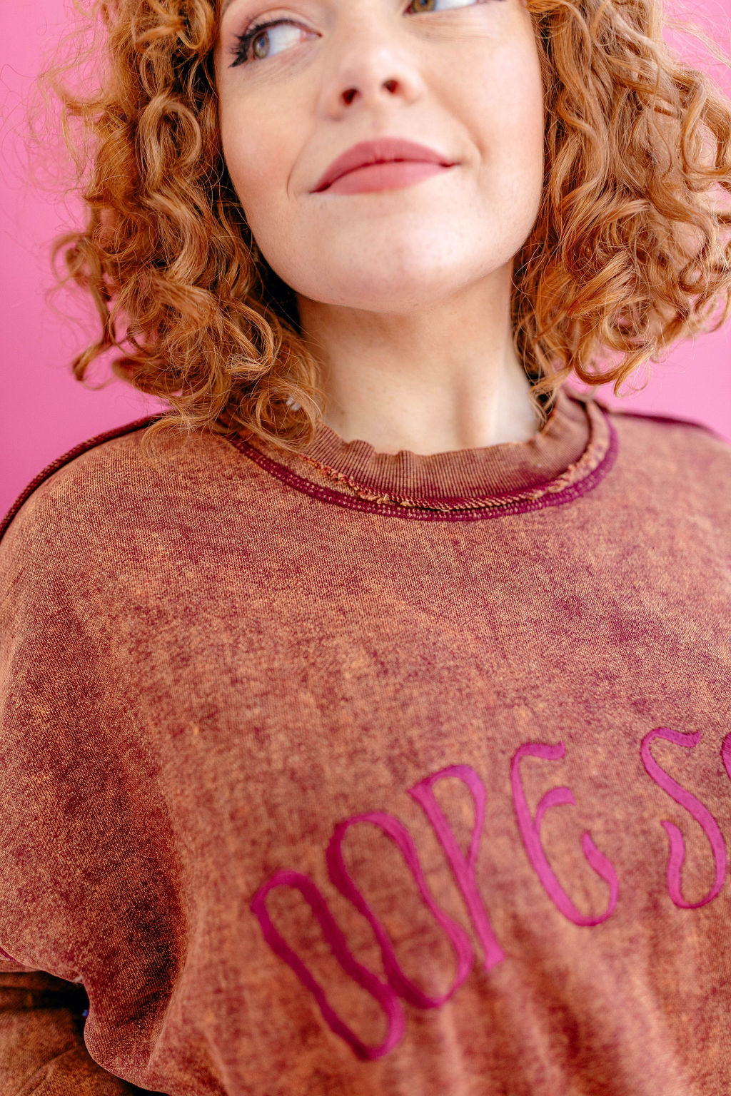 TABY ORIGINAL DESIGN: Dope Soul Acid Wash Pullover EMBROIDERED***