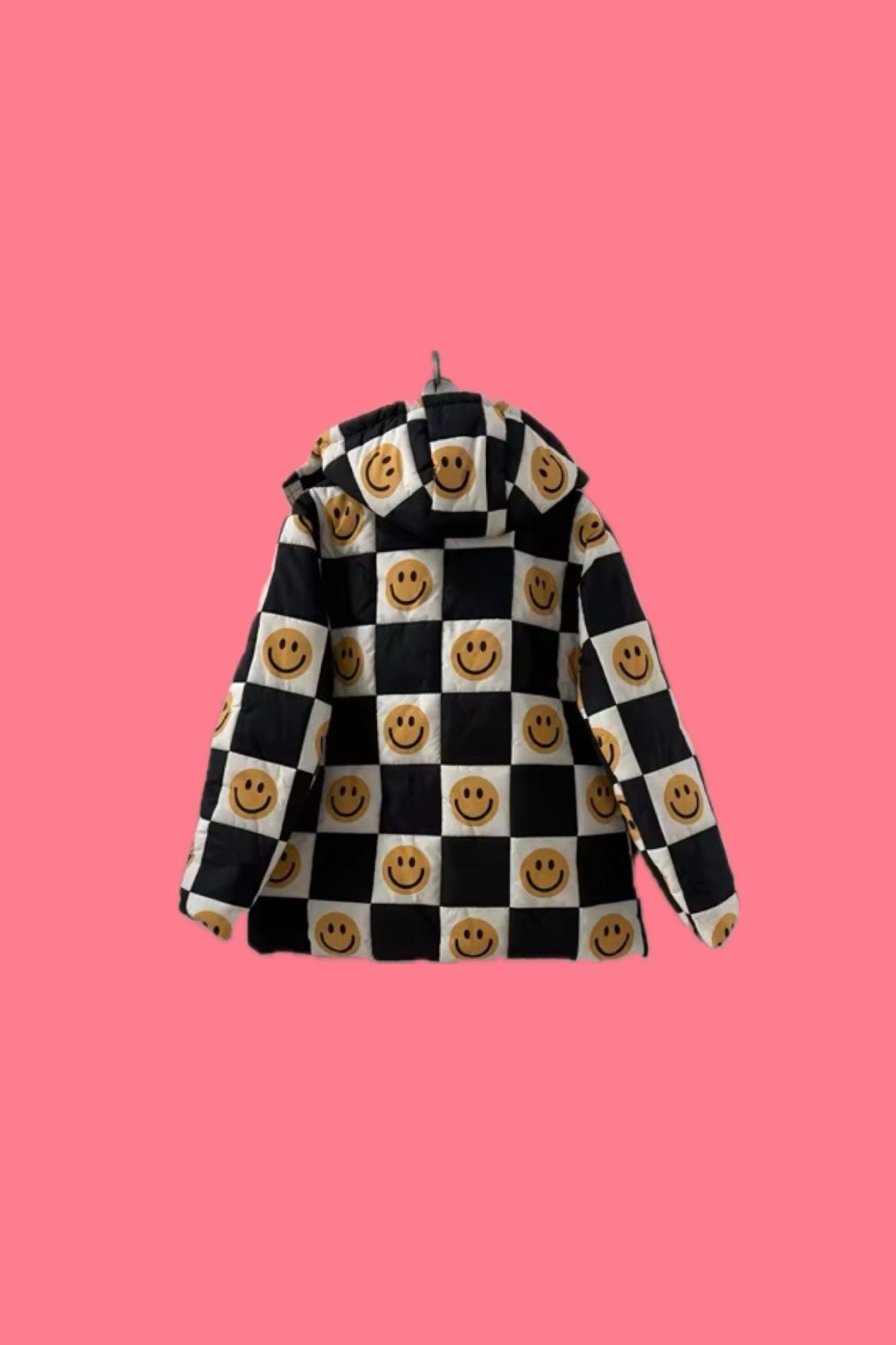 TABY ORIGINAL: Happily Checked Out Puffer Coat In Sizes XS-5X!** PREORDER***