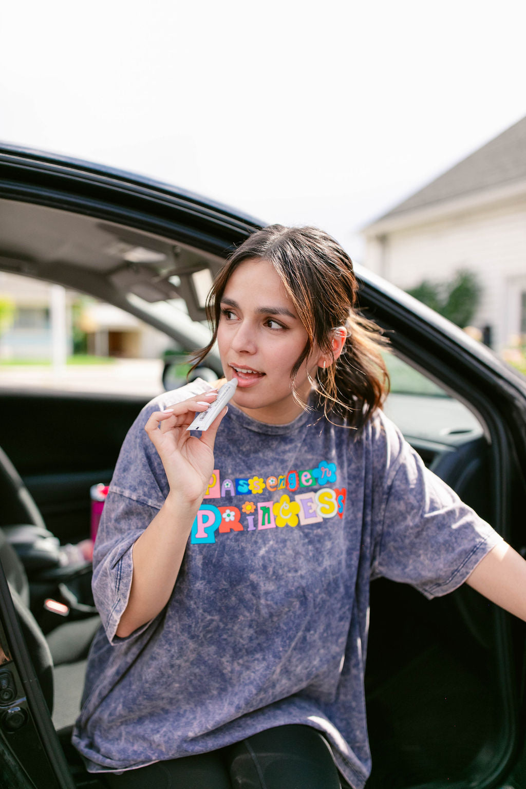 TABY ORIGINAL: Passenger Princess Boxy Tee In INDIGO***