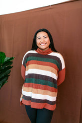 Ericka Funnel Neck Sweater Top