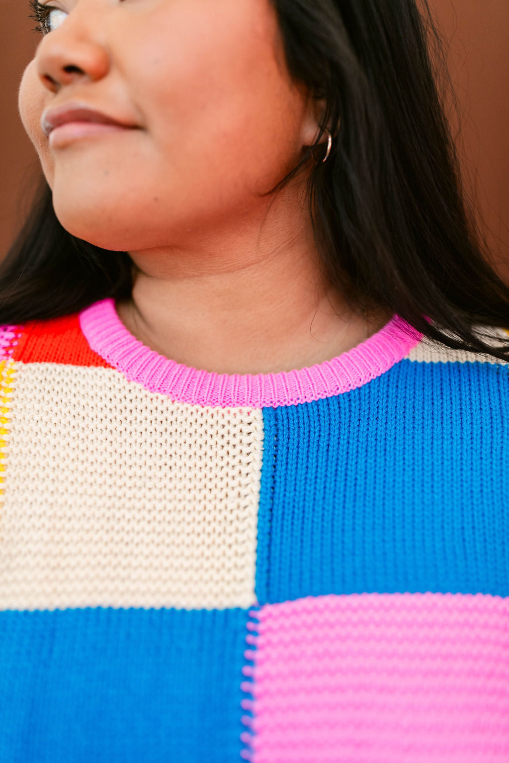 TABY ORIGINAL: Mixed Signals Color Blocking Sweater*** Sizes XS-5X!*** PREORDER PROMO***