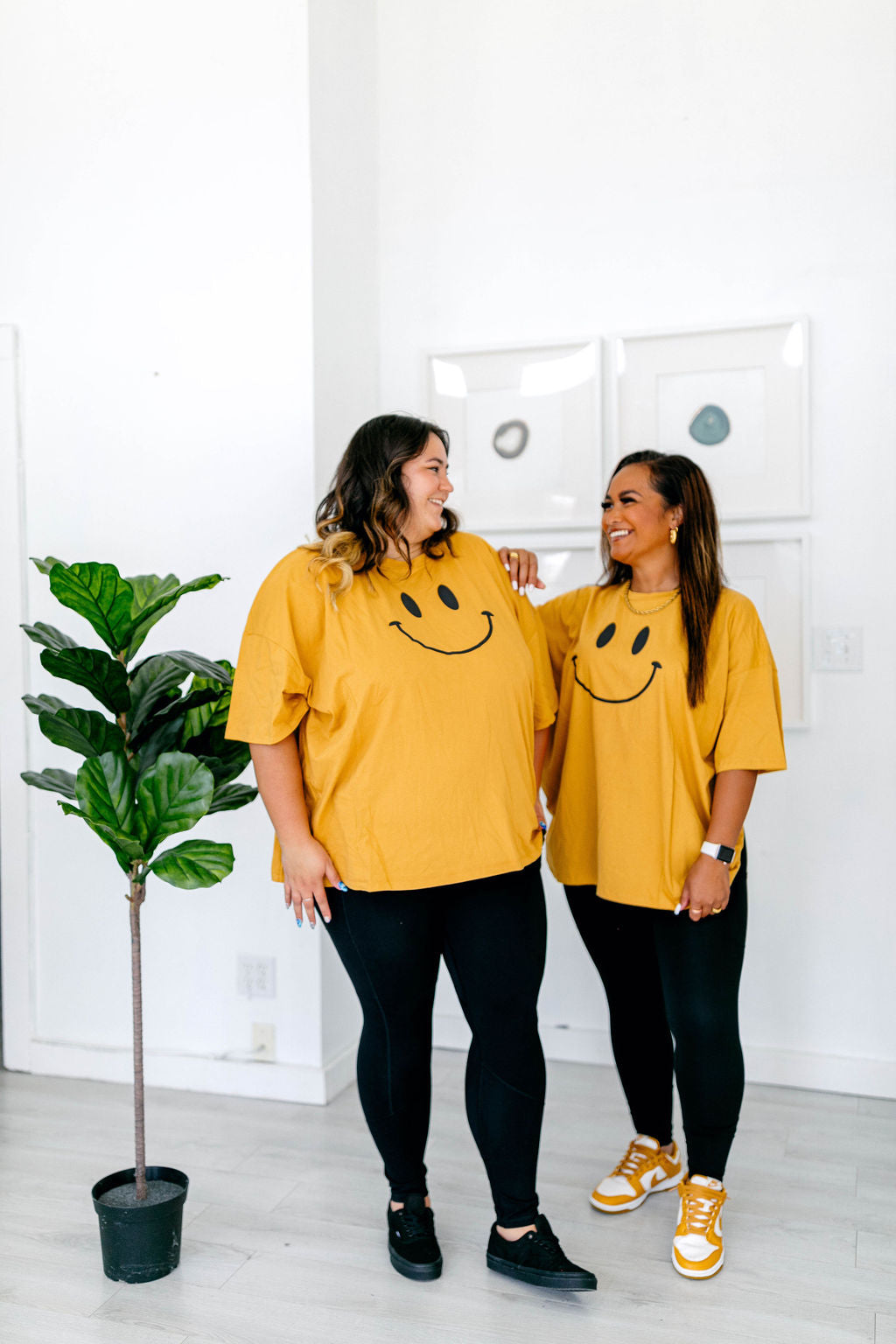 TABY ORIGINAL DESIGN: Smiley Boxy Tee PUFF***