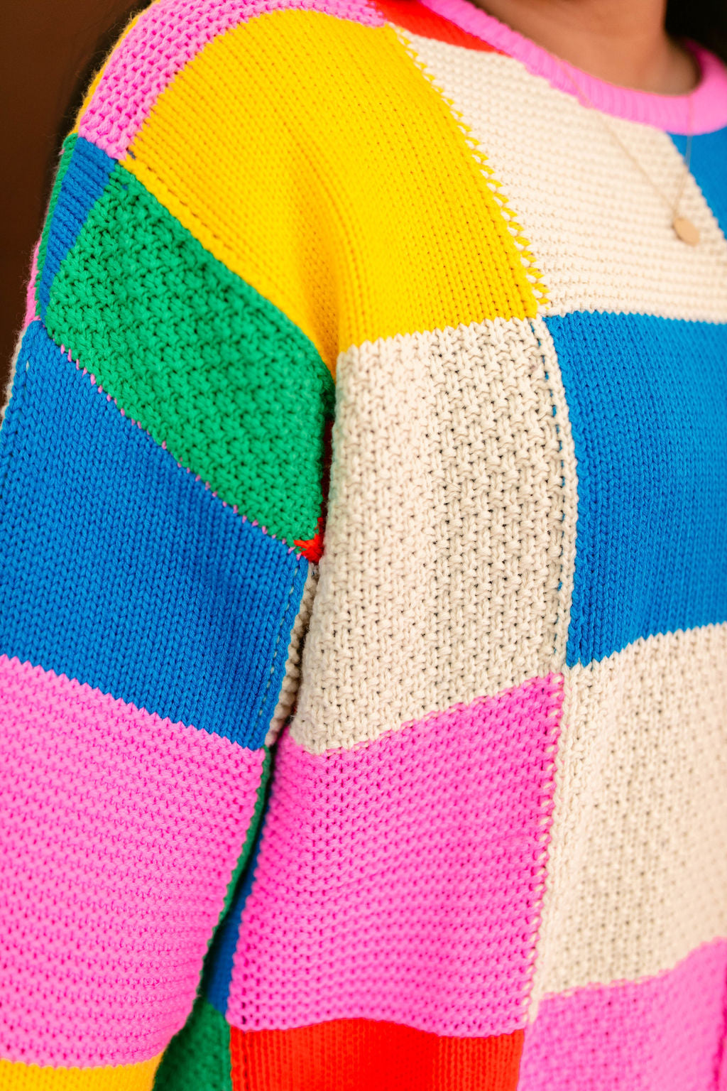 TABY ORIGINAL: Mixed Signals Color Blocking Sweater*** Sizes XS-5X!*** PREORDER PROMO***