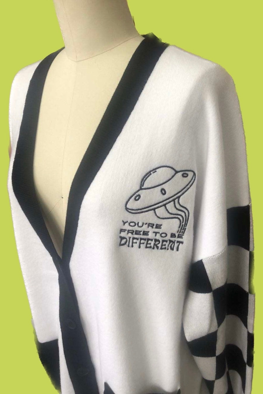 TABY ORIGINAL: Free To Be Different Cardigan (XS-5X)***
