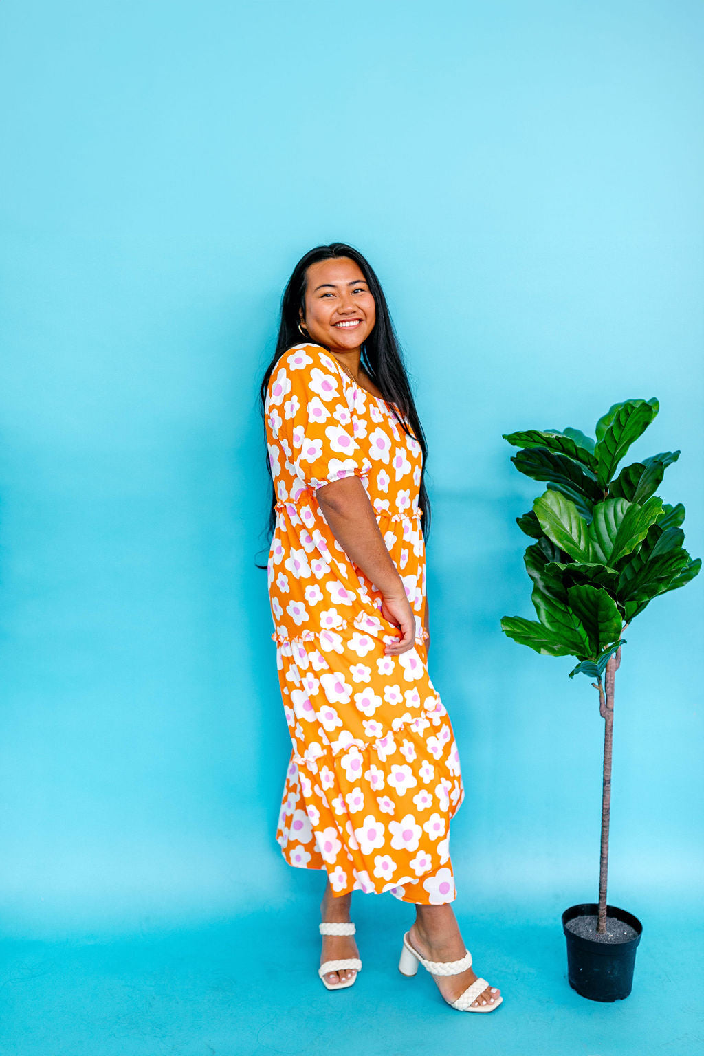 TABY ORIGINAL: Always In Bloom Dress (XS-5X)***