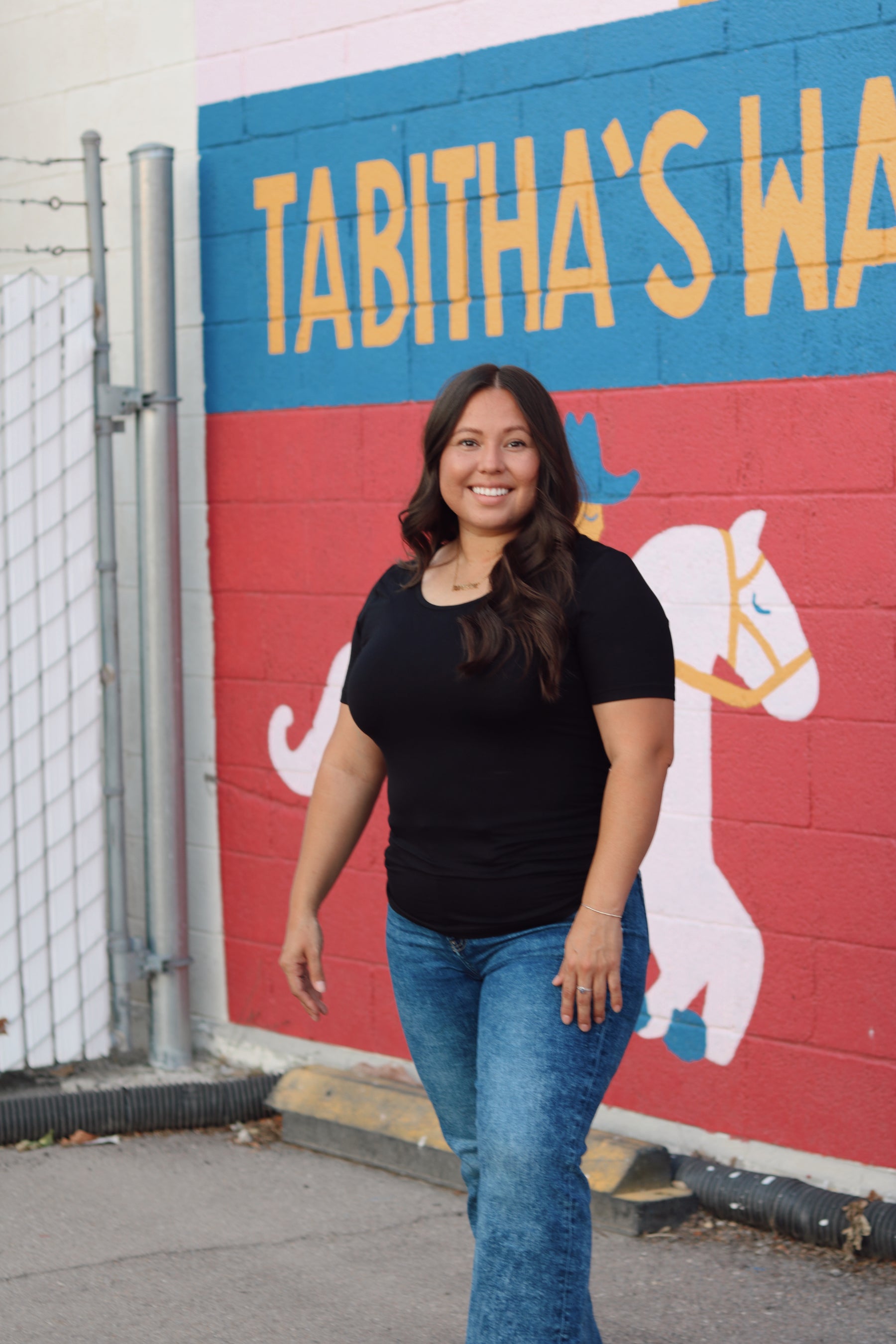 TABY ORIGINAL: Versa Tee In BLACK* IN SIZES XS-5X** BUNDLE AND SAVE***