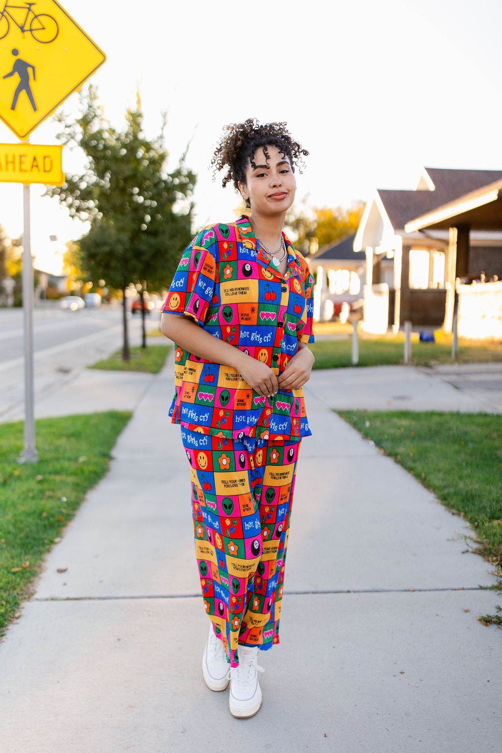 TABY ORIGINAL: Working On Myself Plisse Pant Set RESTOCKED IN SIZES XS-5X!***