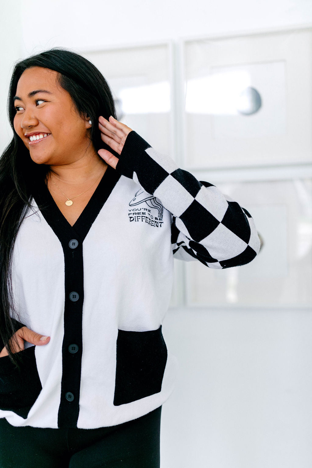 TABY ORIGINAL: Free To Be Different Cardigan (XS-5X)***