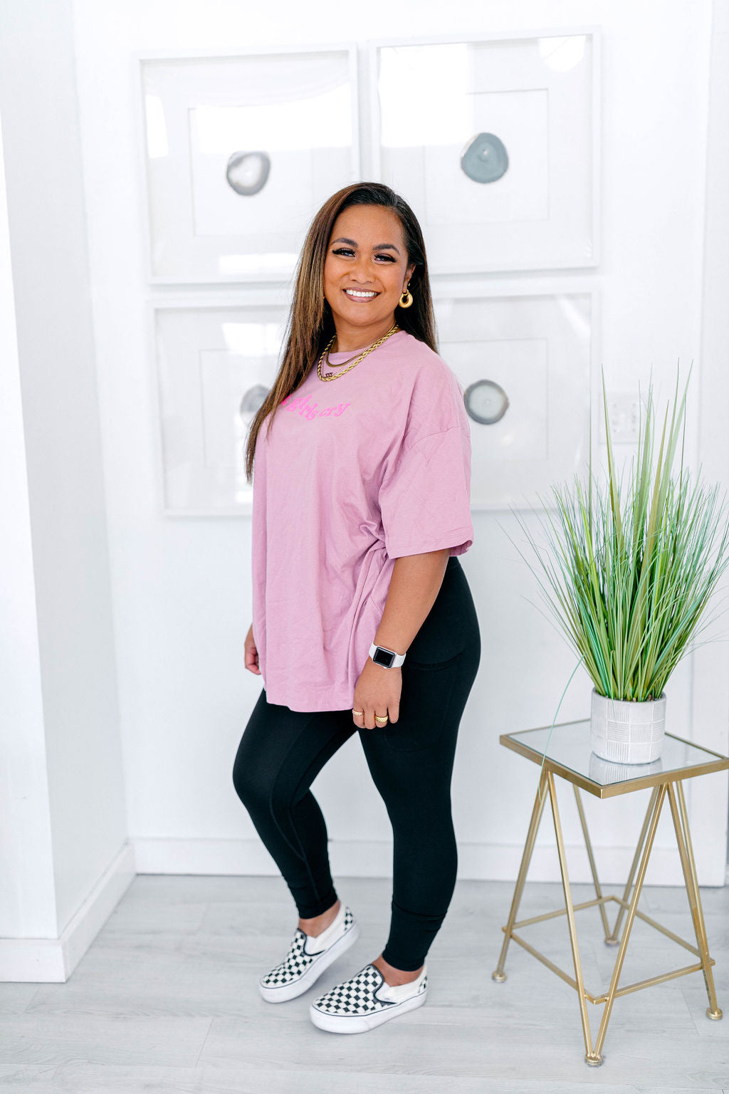 TABY ORIGINAL: Hot Girls Cry Boxy Tee In ORCHID***