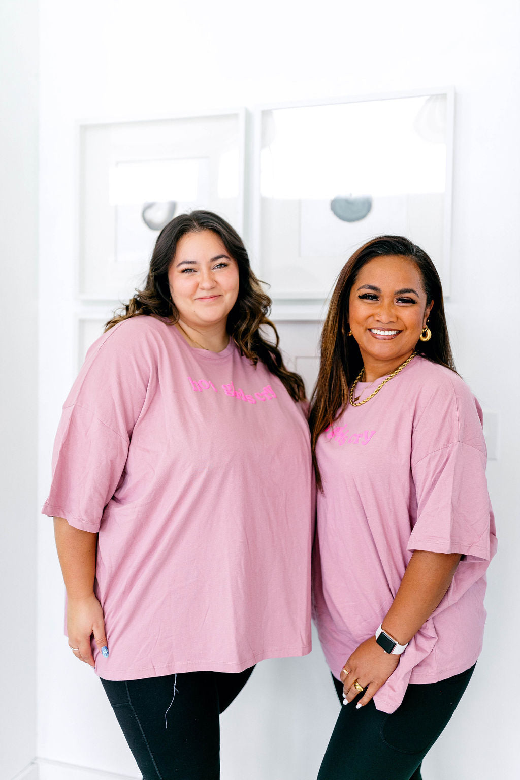 TABY ORIGINAL: Hot Girls Cry Boxy Tee In ORCHID***