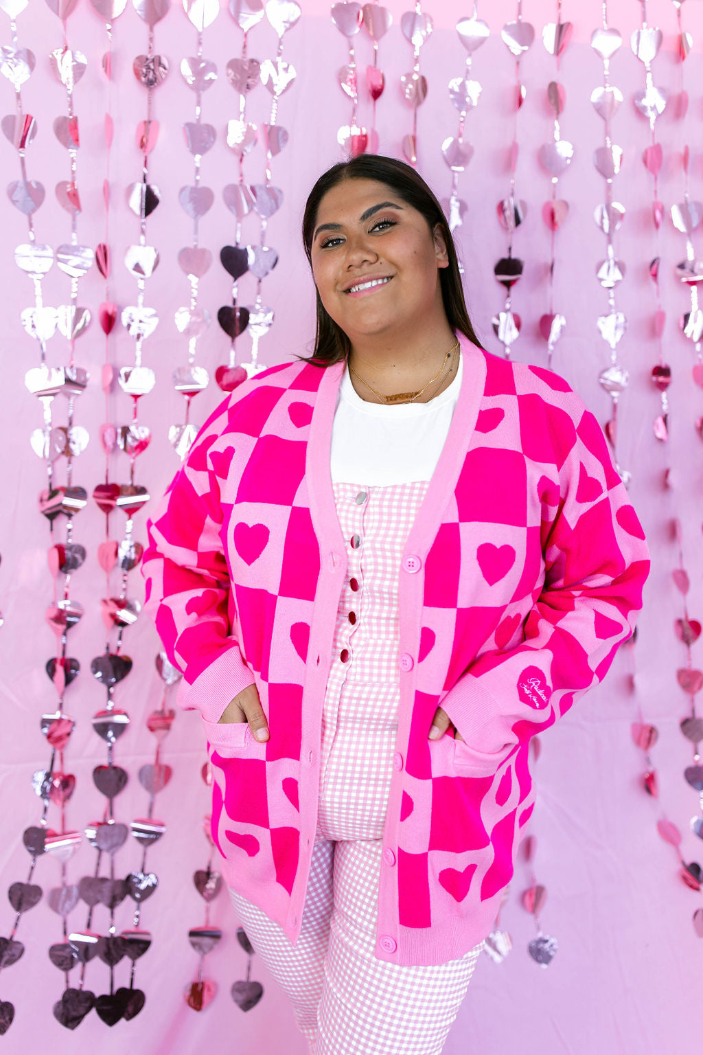 TABY ORIGINAL: Radical Self Love Cardigan In PINK*** Sizes XS-5X!***