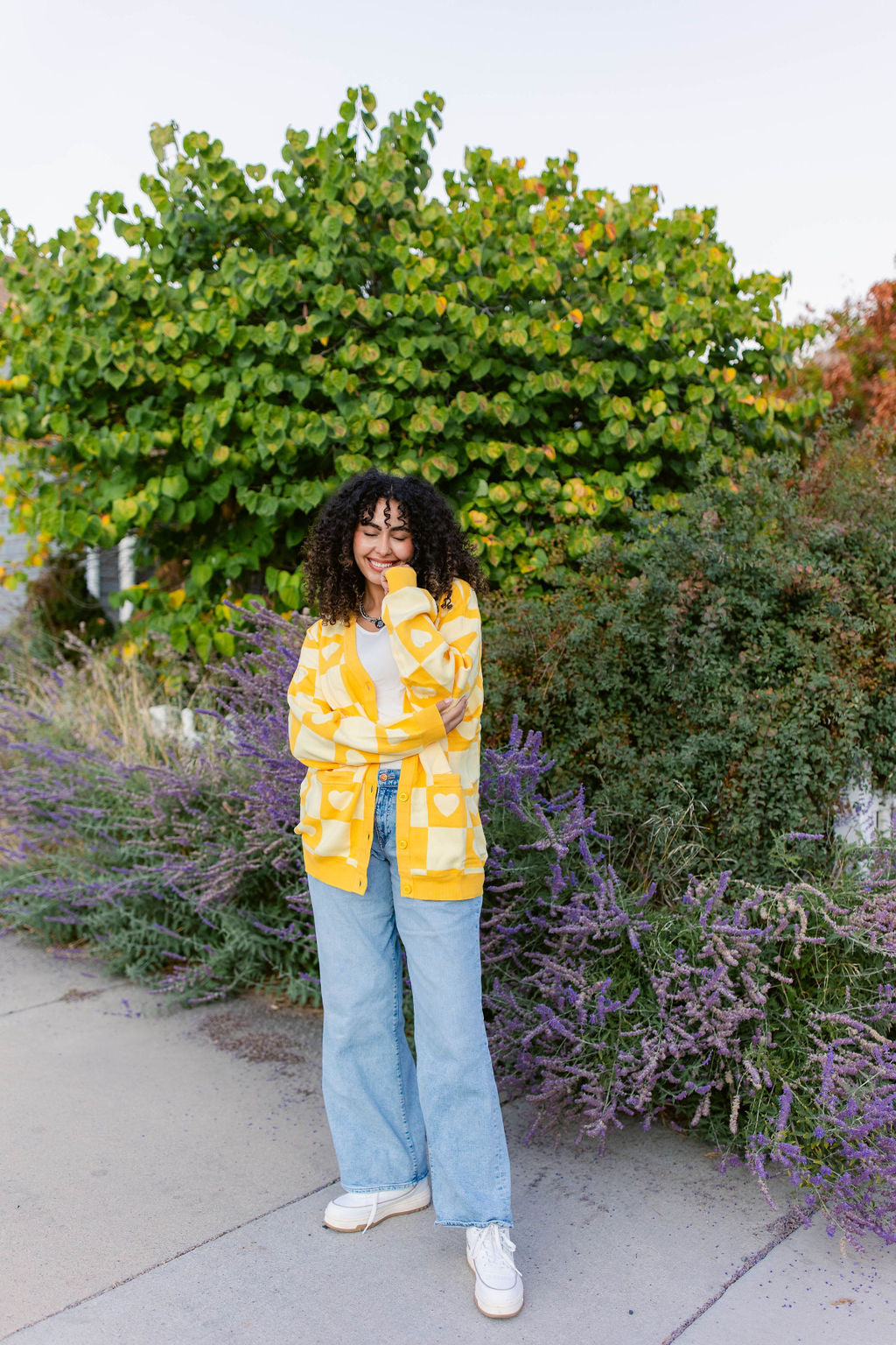 TABY ORIGINAL: Radical Self Love Cardigan In YELLOW*** Sizes XS-5X!***