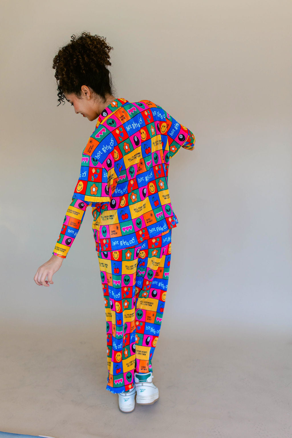 TABY ORIGINAL: Working On Myself Plisse Pant Set RESTOCKED IN SIZES XS-5X!***